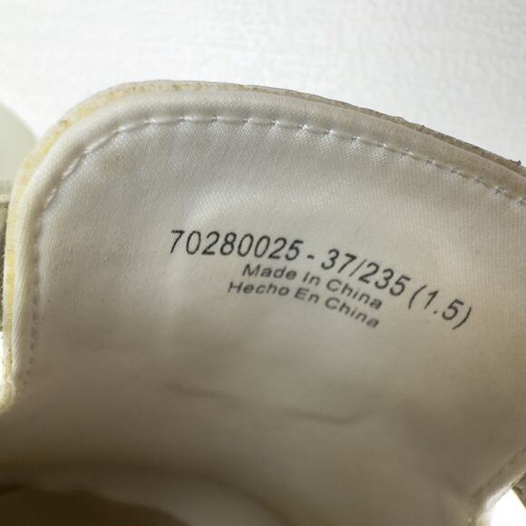 Leather Buckled Round Toe Mules Chalk C&K Women 6/37 Casual Neutral Capsule Clog - Picture 12 of 15